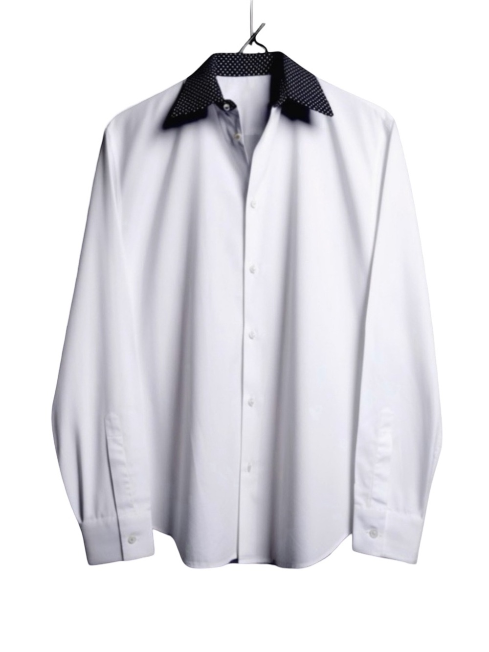 DSQUARED2 Men’s Dress Shirt | XXL | White W/ Contrasting Collar | Italy